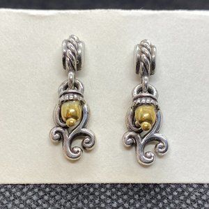 Brighton two-toned earrings